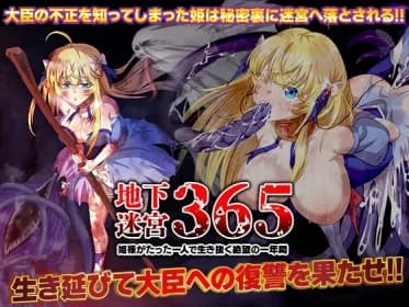 地下迷宮365 姫様がたった一人で生き抜く絶望の一年間 RJ01205060