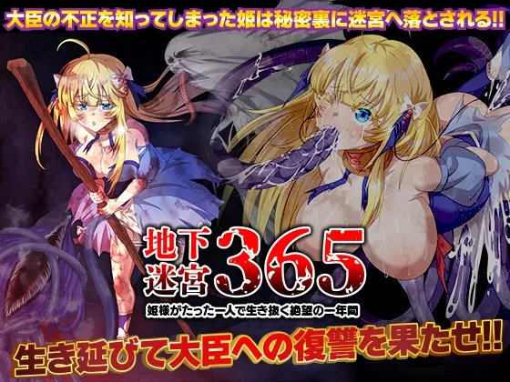 地下迷宮365 姫様がたった一人で生き抜く絶望の一年間 RJ01205060